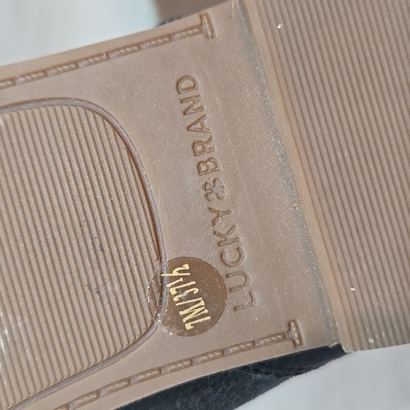 Lucky Brand Women Canyen Black Leather Loafers Slip On Shoes Sz 7M - Picture 11 of 12